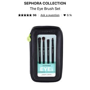 NIB Sephora Collection The Eye Brush Set